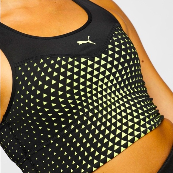 Puma Other - Puma long line bra crop fluro/ black XS
